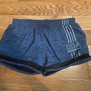 Small blue athletic shorts